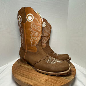 JJ Cowboy Boots Mens Size 10.5 Western Rodeo‎ Outdoor Horseback Casual